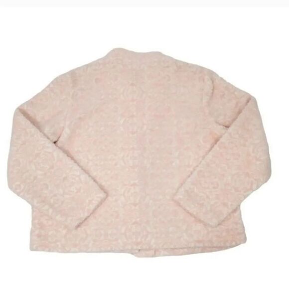 Vintage Coldwater Creek Textured Fleece Southwestern Button Down Jacket Size L - Picture 7 of 11